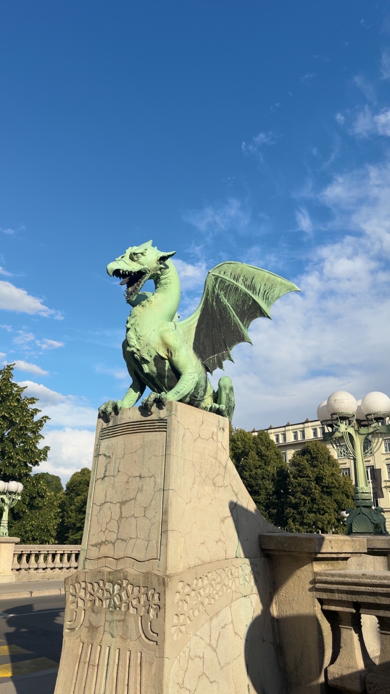 Den ber&oslash;mte dragebroen i Ljubljana. Denne byen er absolut verd et bes&oslash;k. 